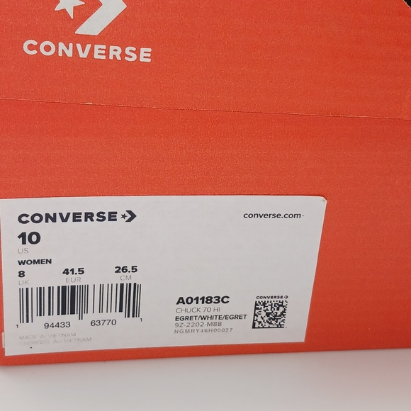 Converse Exclusive Polk-A-Dot Chuck 70  Shoes Size 10 for Women - Picture 4 of 12